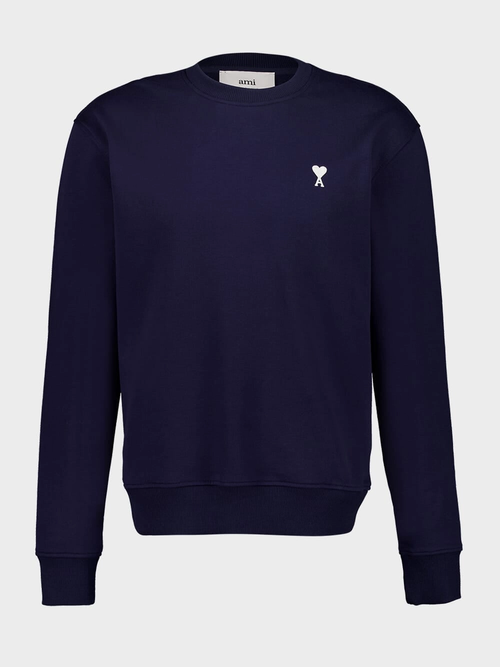Night Blue Cotton Sweatshirt Tops Mens - thermal tops