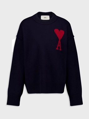 Night Blue Merino Wool Sweater Knitwear Womens - women's knitwear cheap