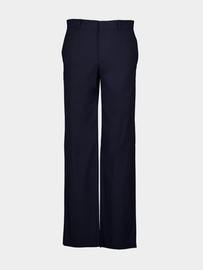 Night Blue Tailored Travel Pants Suits Mens - men's suits outlet