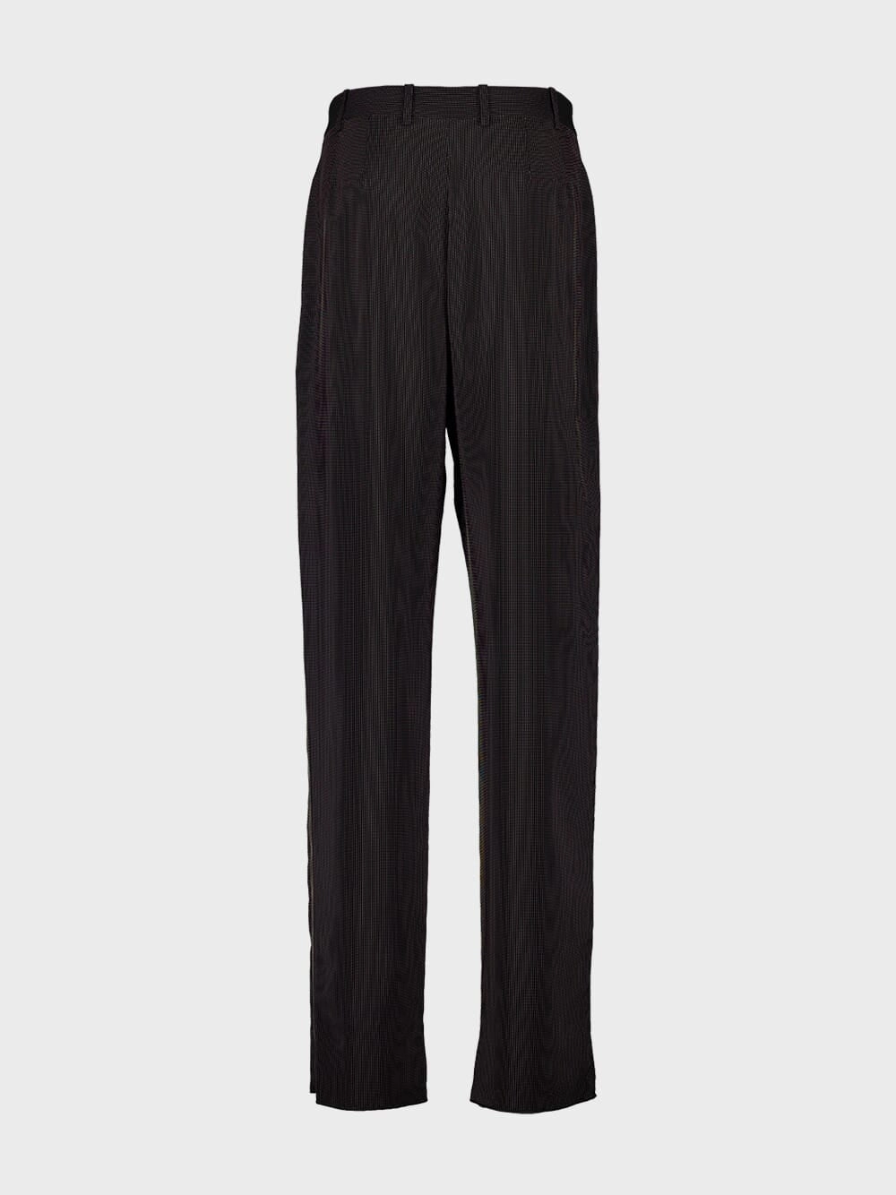 Noir et Craie Striped Baggy Canvas Pants