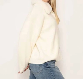 Nola Fur Oversized Cardigan In Crea Tops Womens - embroidered tops sale
