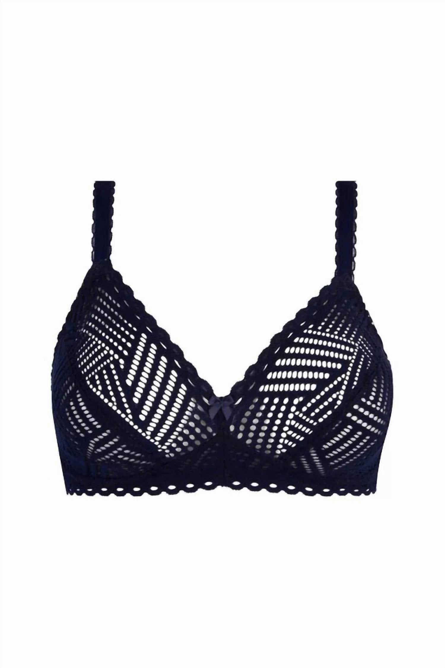 Nonwire Triangle Bra In Marine