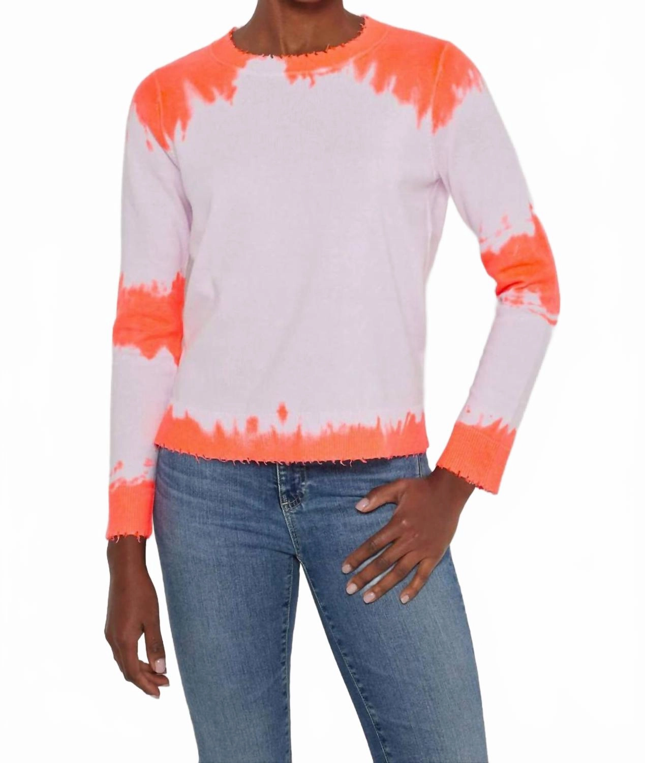 Not A Phase Round Neck Sweater In Wisteria