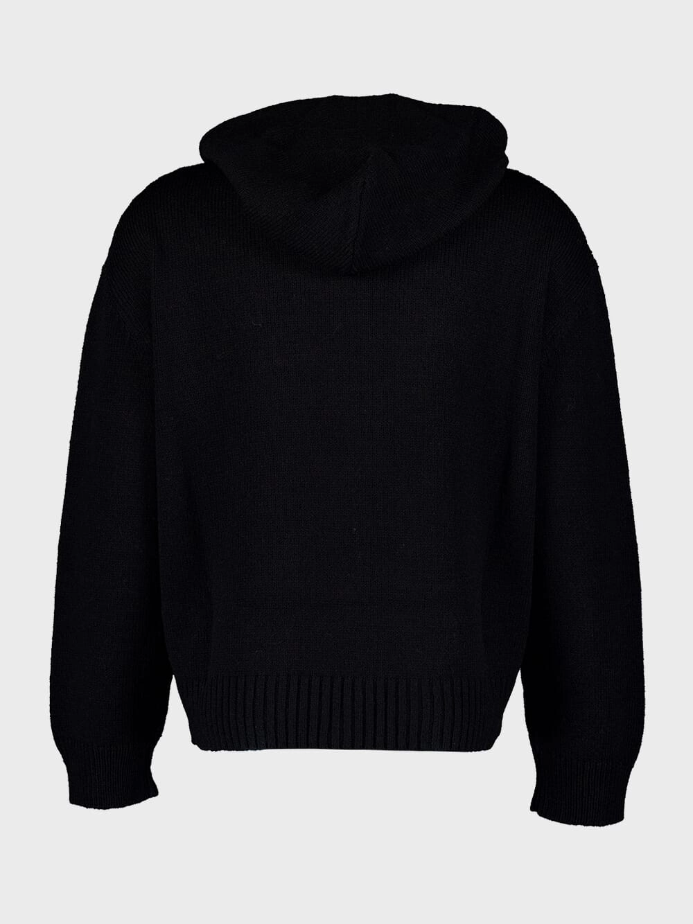 Number Motif Hooded Jumper