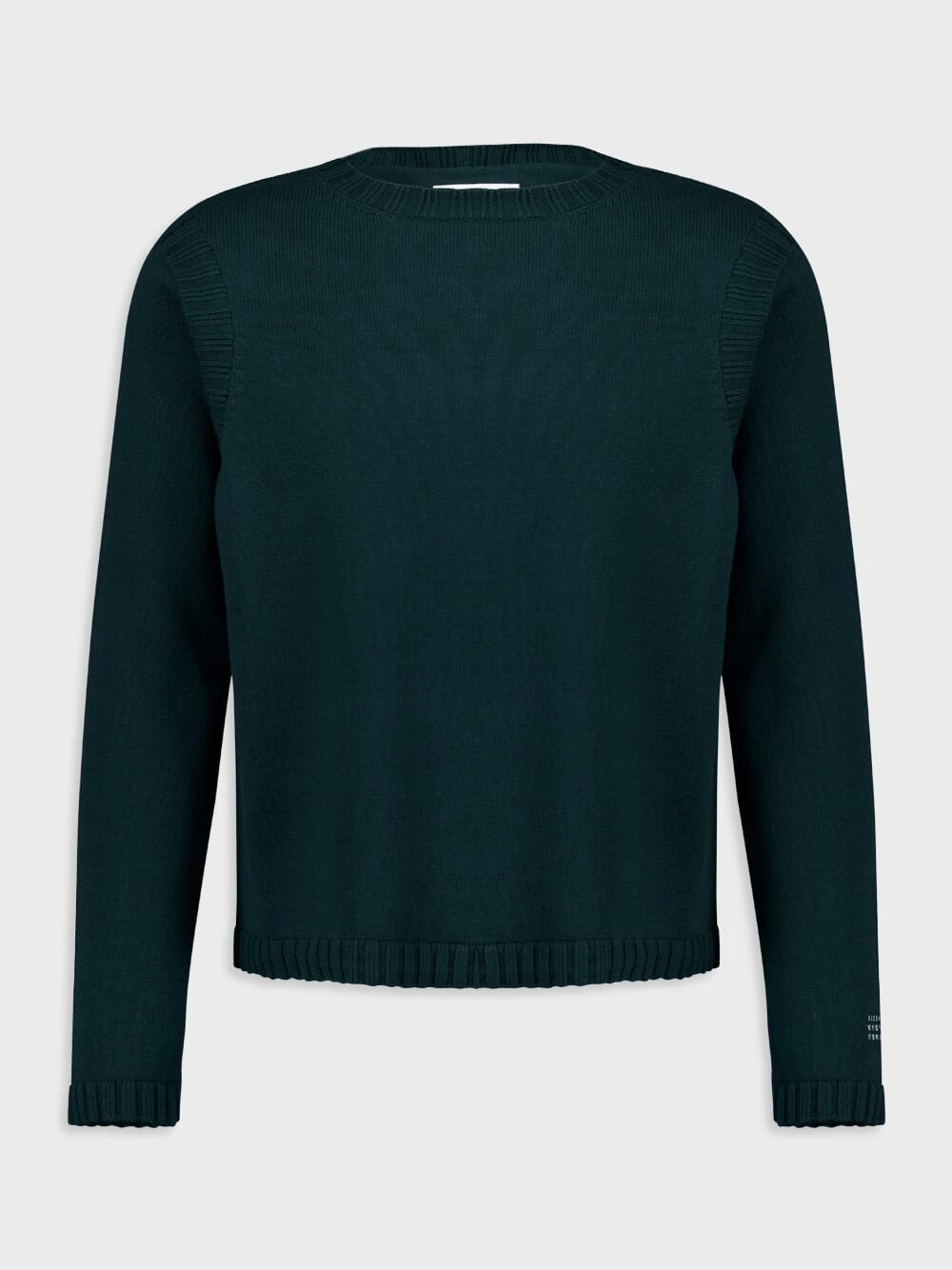 Numbers Motif Cotton-Blend Jumper Knitwear Mens - men's sweaters sale