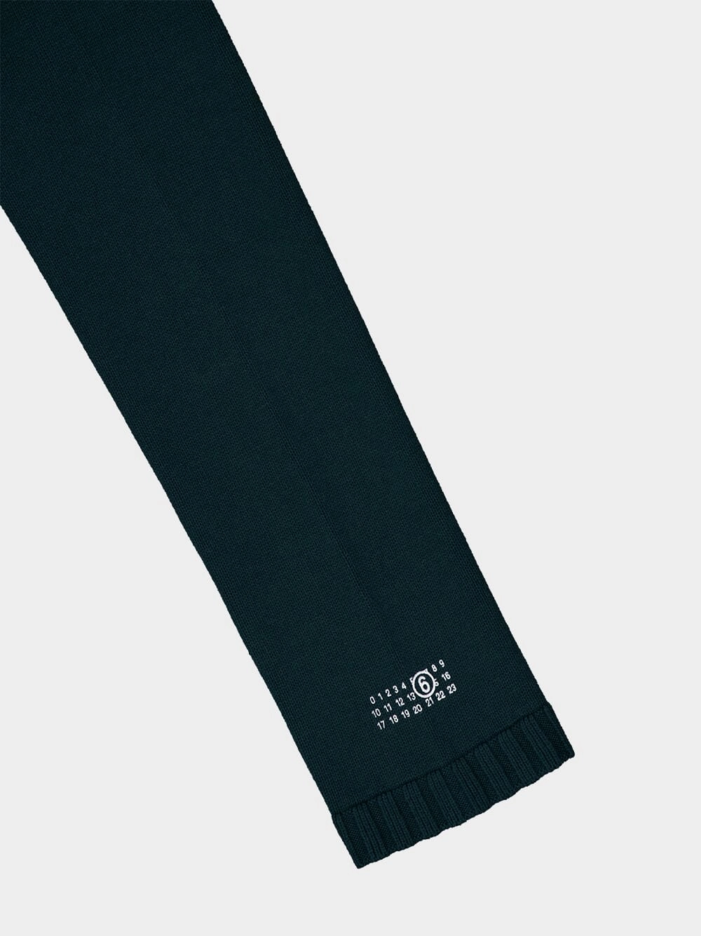 Numbers Motif Cotton-Blend Jumper