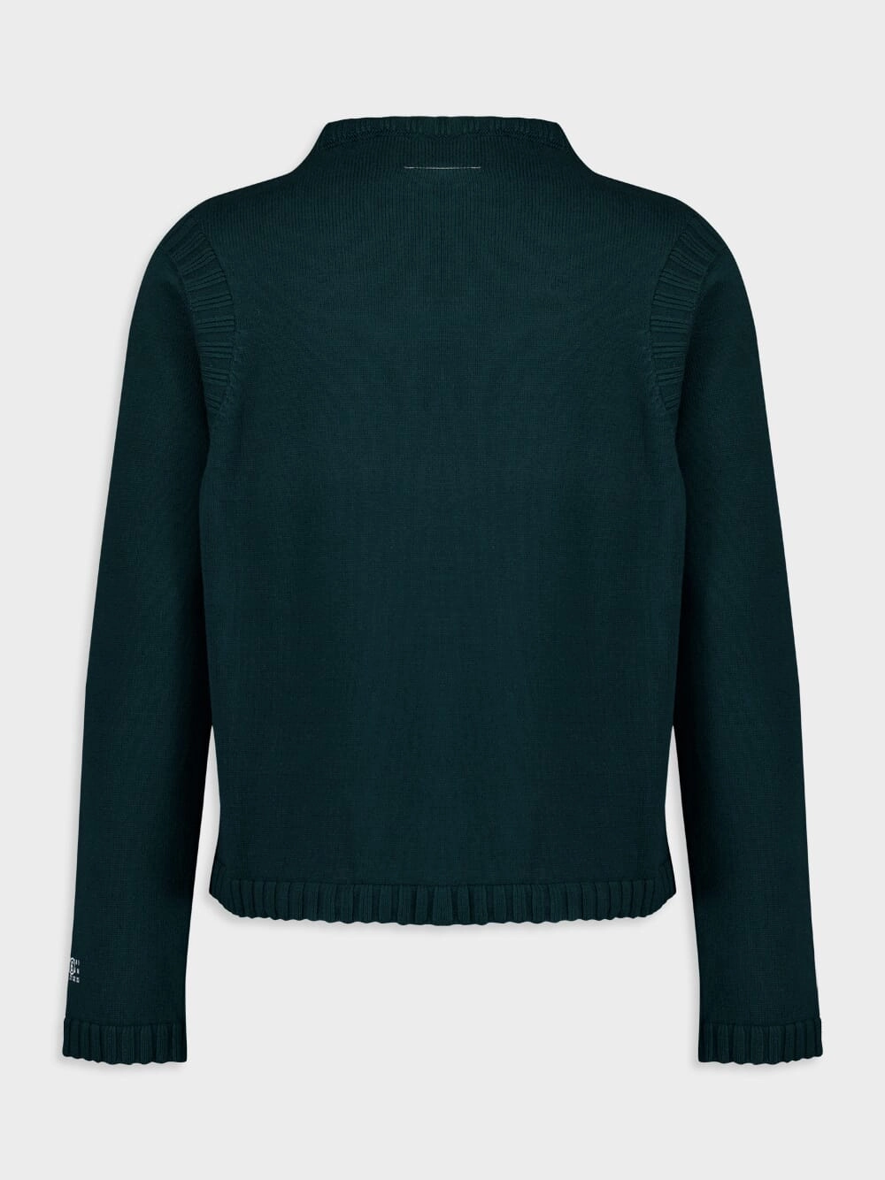 Numbers Motif Cotton-Blend Jumper