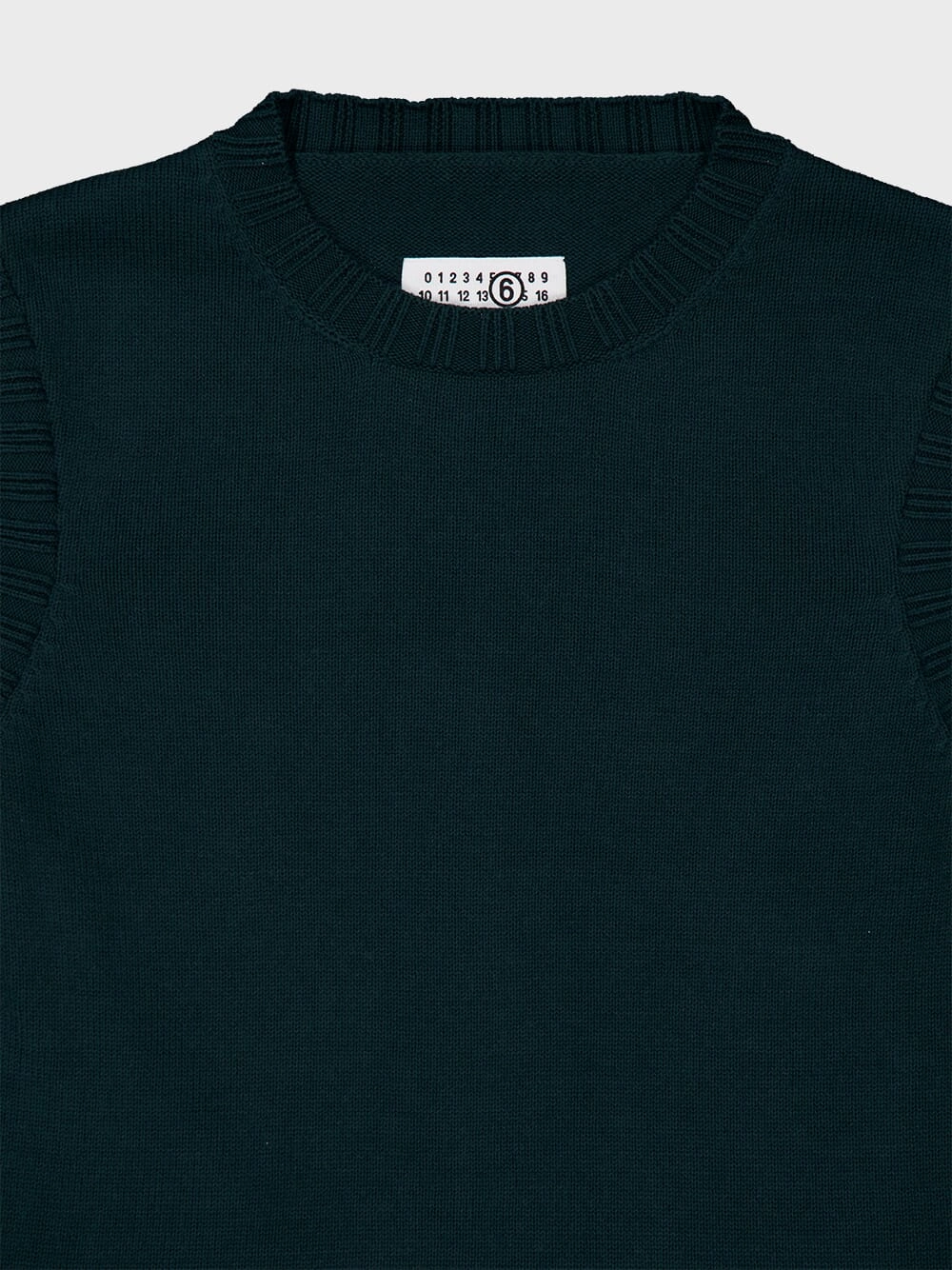 Numbers Motif Cotton-Blend Jumper