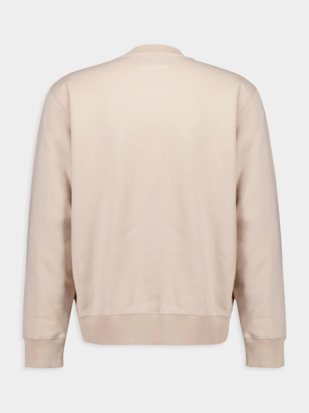 Numbers Motif Cotton Blend Sweatshirt