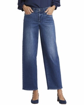 NYDJ Jemma Moonlight Barrel Jean womens linen pants discount