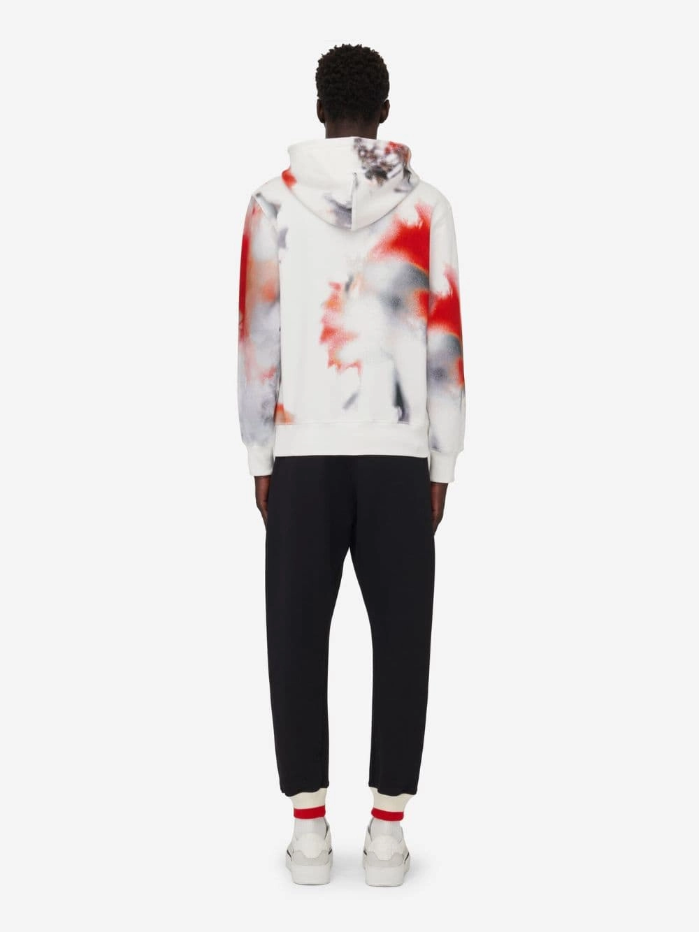 Obscured Flower Hooded Sweatshirt