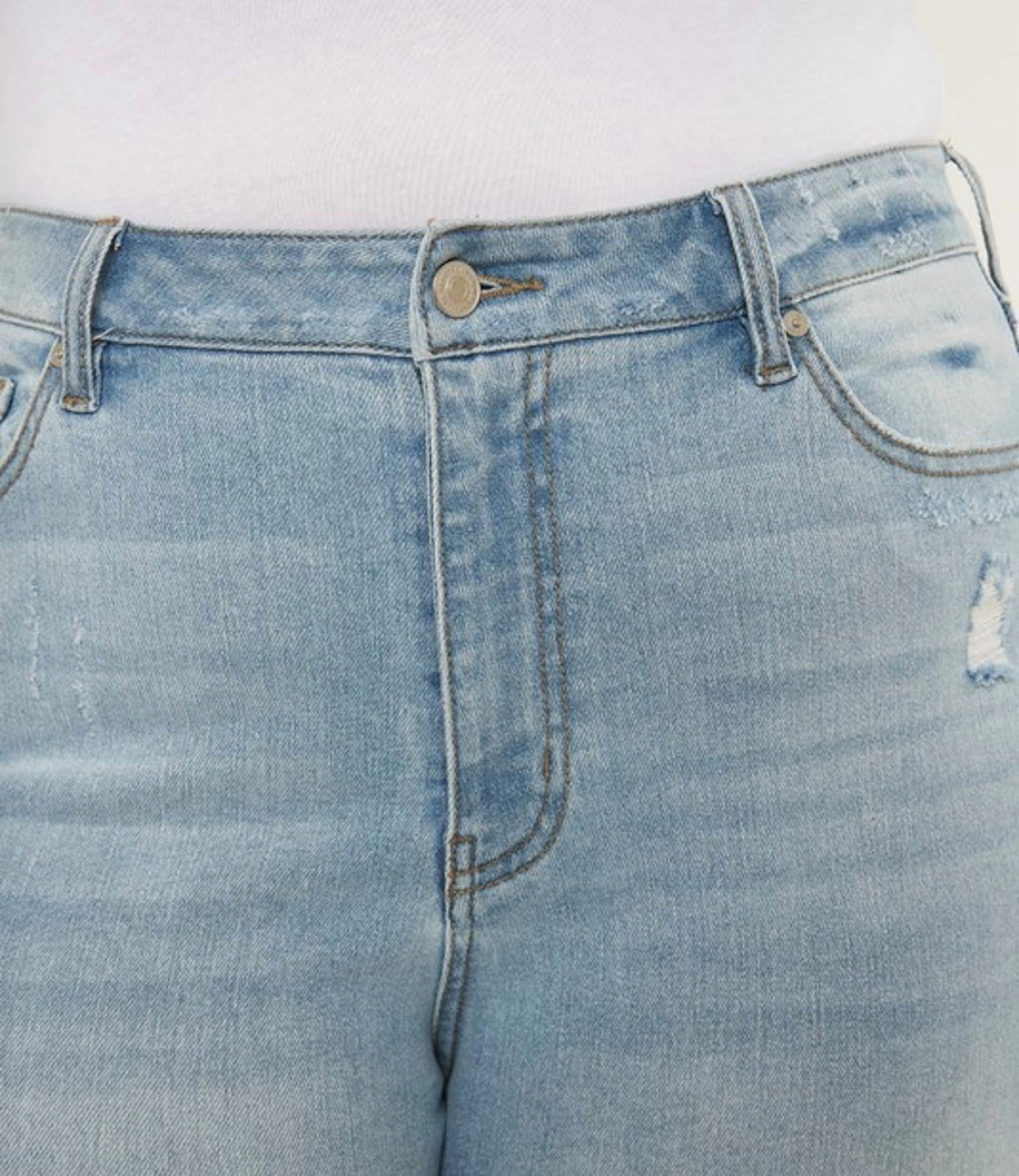 Odie High Rise Flare Jeans In Light Wash
