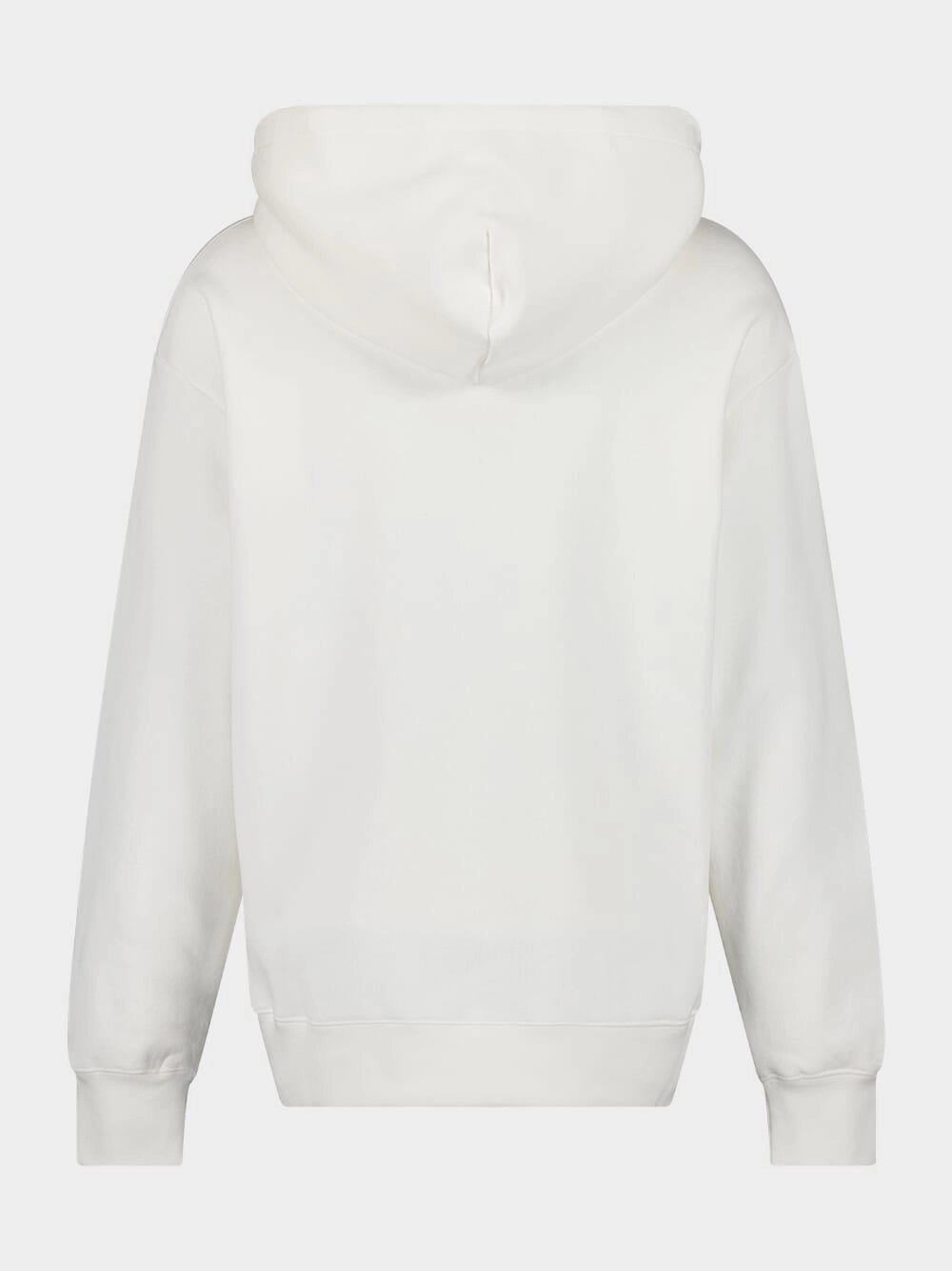 Off-White Cotton Sweatshirt with Chez V Print