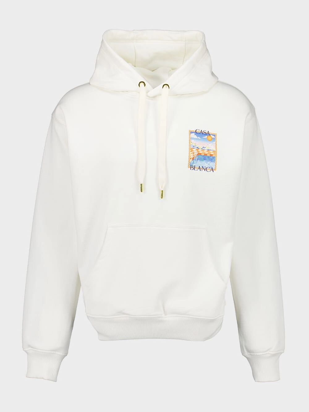 Off-White Surreal Pool Hooded Sweatshirt Tops Mens - thermal tops