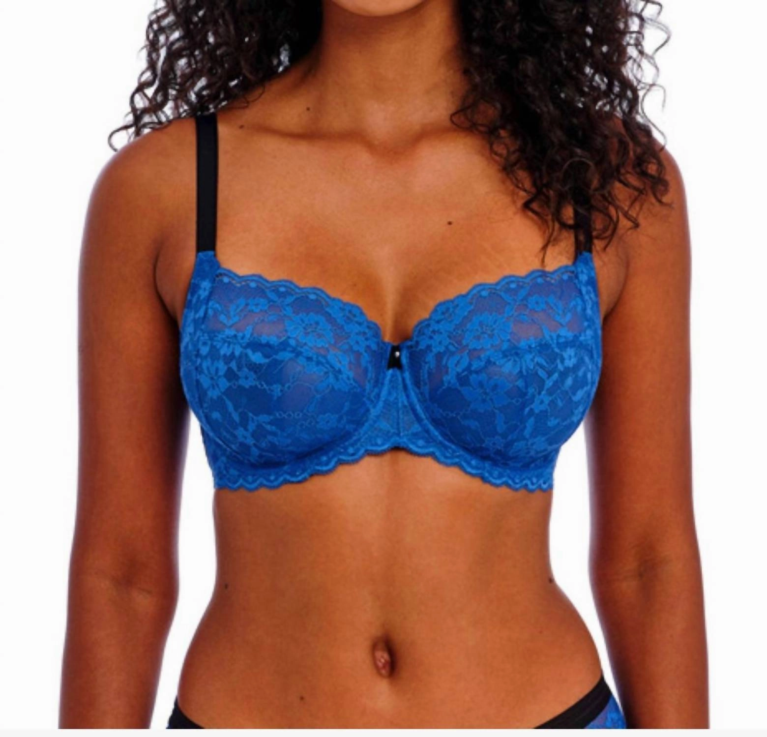 Offbeat Side Support Bra In Dazzling Blue