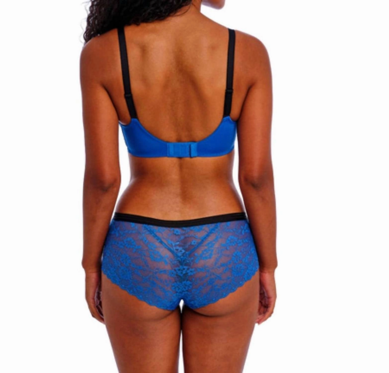 Offbeat Side Support Bra In Dazzling Blue