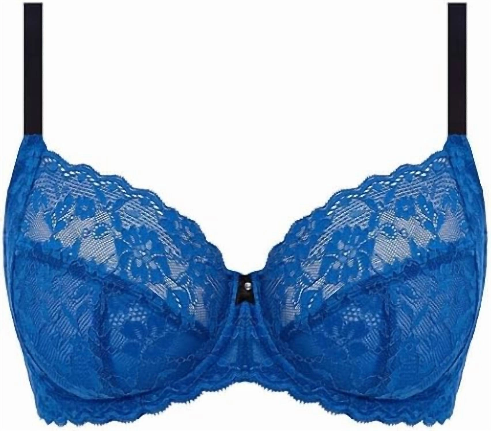 Offbeat Side Support Bra In Dazzling Blue