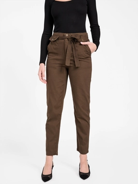 Olinda Twill Pants womens denim shorts discount