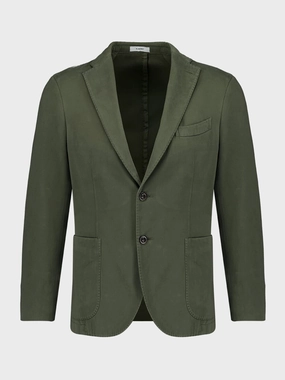 Olive Green Classic Fit Cotton Jacket Suits Mens - men's suits outlet