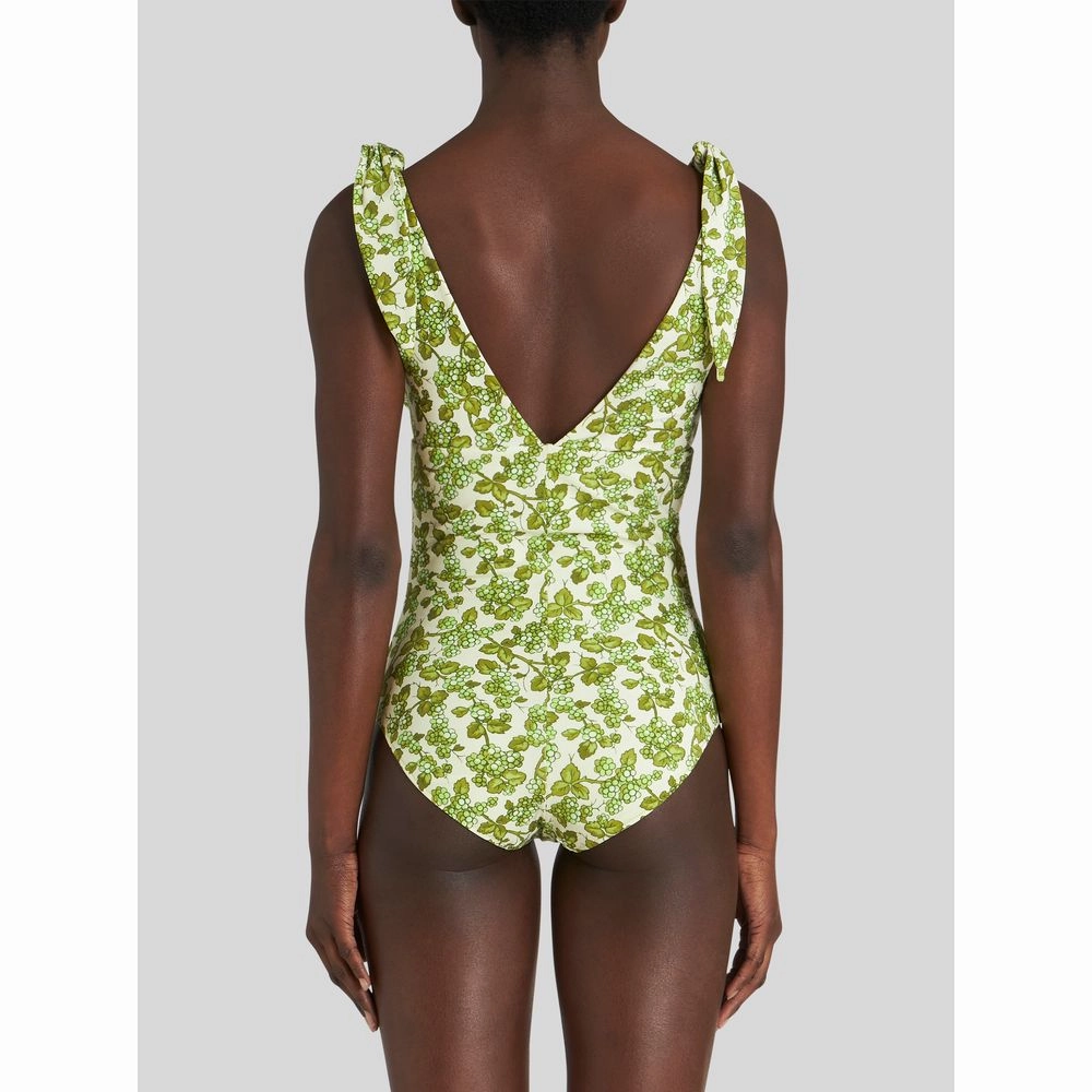 ONE-PIECE SWIMSUIT WITH BERRY PRINT
