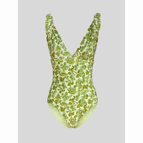 ONE-PIECE SWIMSUIT WITH BERRY PRINT Swim Womens - underwire swimsuits