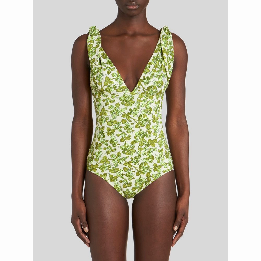 ONE-PIECE SWIMSUIT WITH BERRY PRINT
