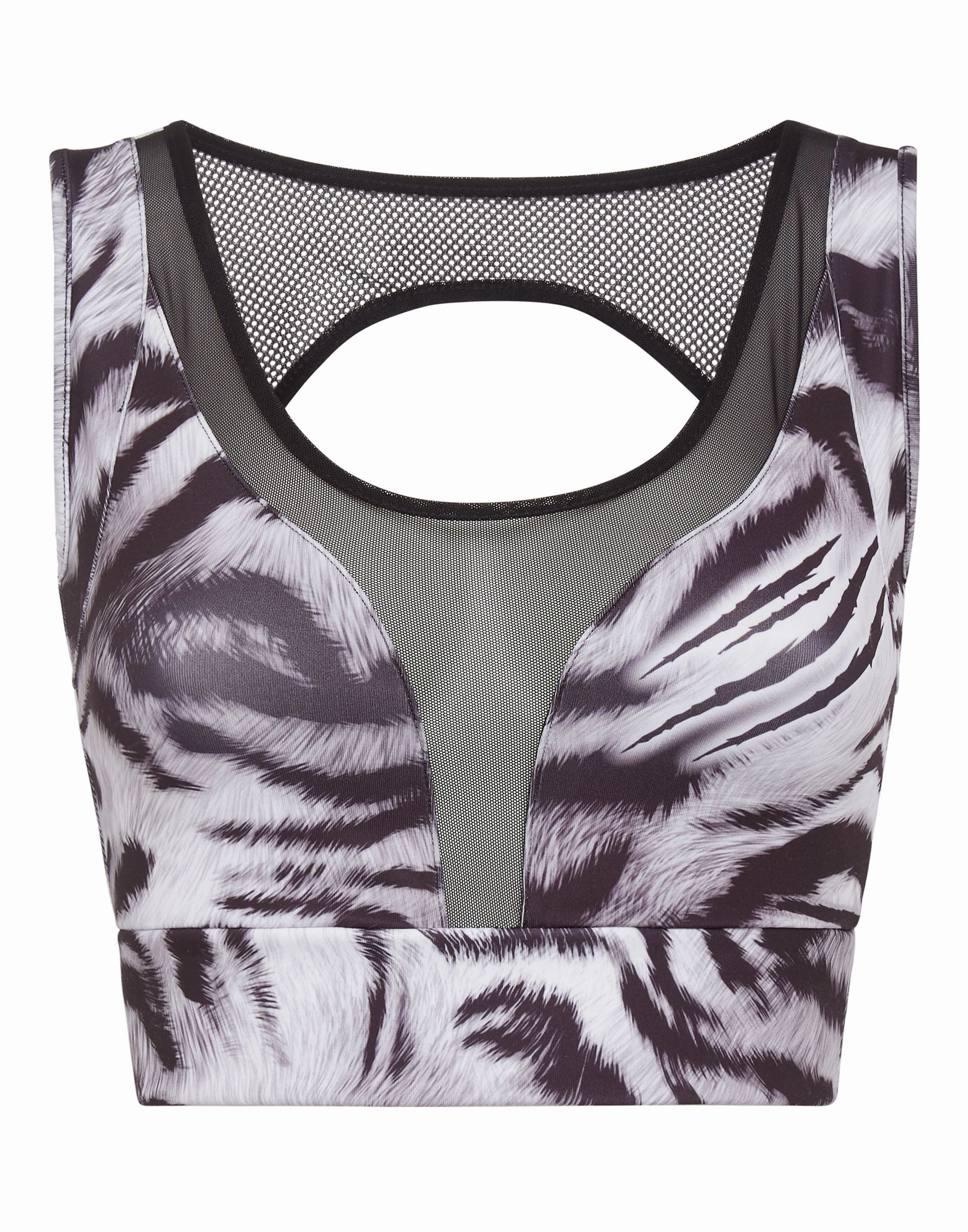 Open back Crop Top Tiger