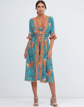 Ornela Kimono - Multi Swim Womens - bikinis clearance