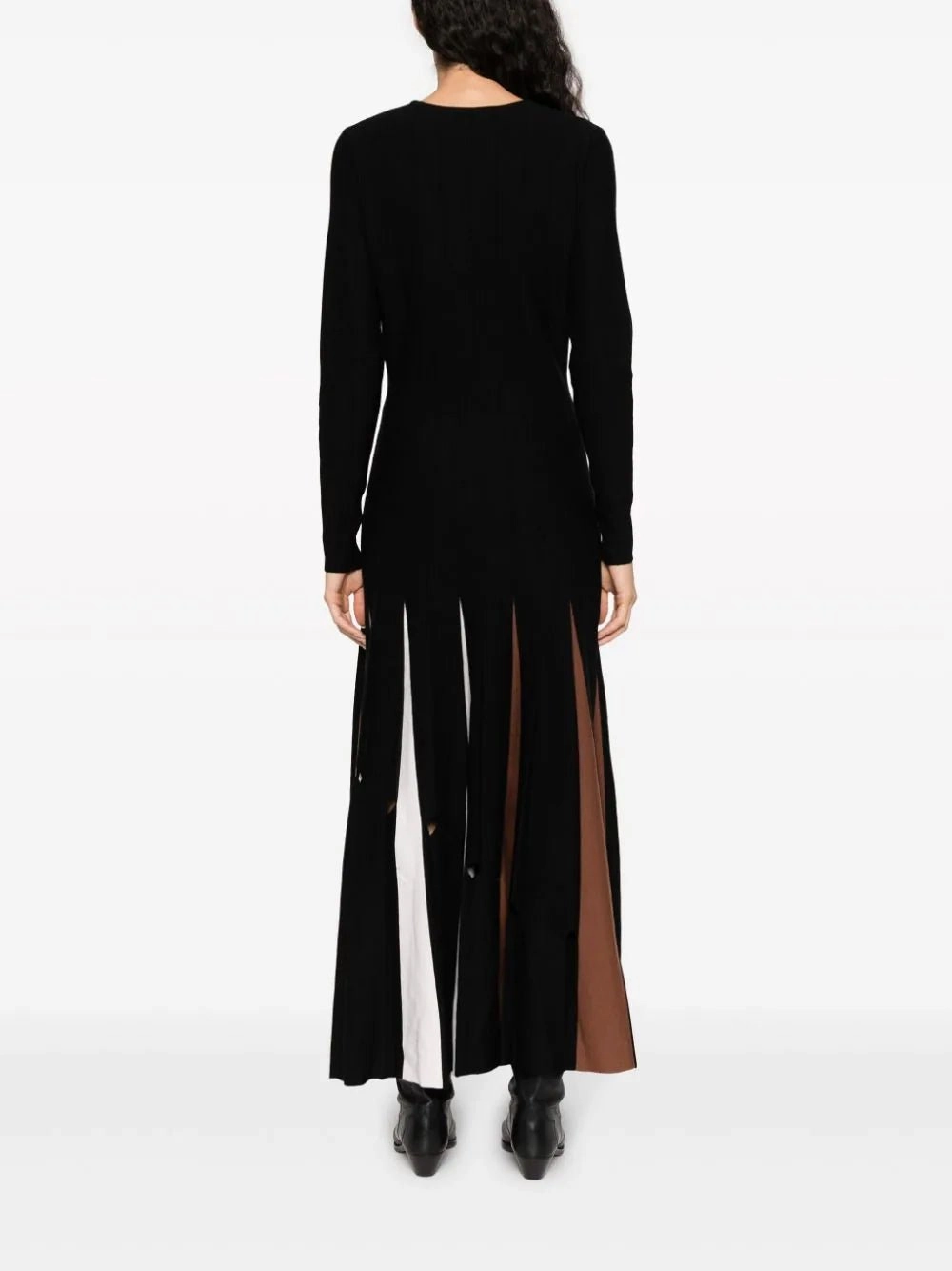 Ottavia Wool Pleated Dress