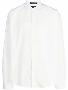Oversized Cotton Shirt mens polos clearance