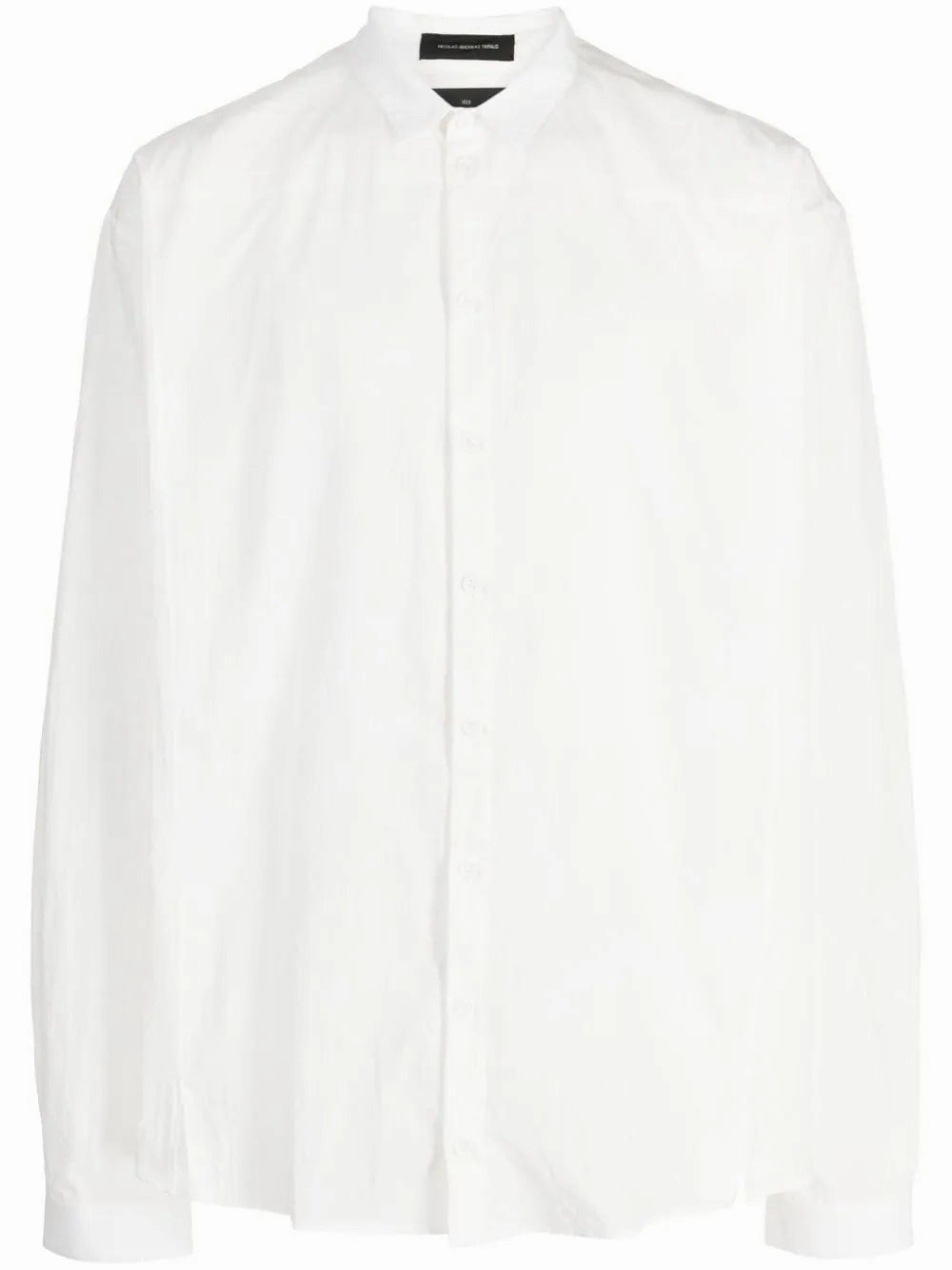 Oversized Cotton Shirt mens polos clearance