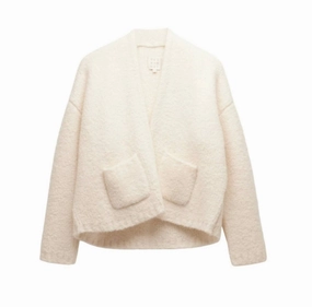 Owen Sweater Jacket In Snow Tops Womens - lace tops sale