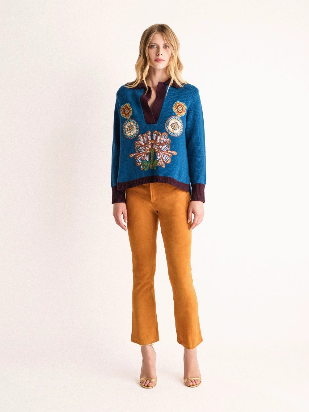 Oyester Flower Merino Wool Jumper