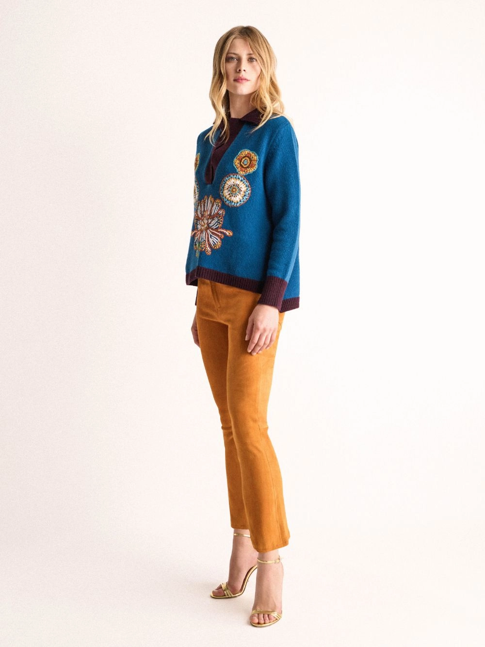 Oyester Flower Merino Wool Jumper