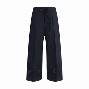 P.A.R.O.S.H. Embroideried Women's Pants womens culottes clearance