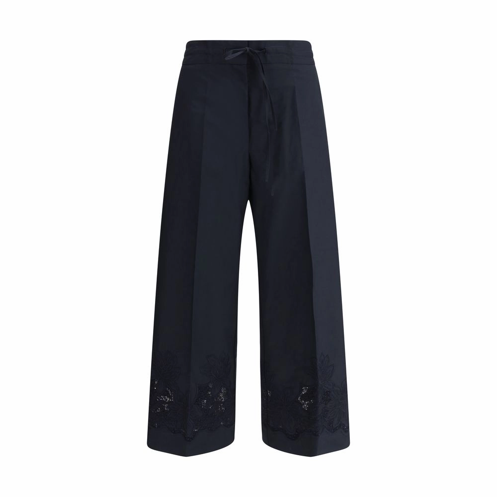 P.A.R.O.S.H. Embroideried Women's Pants womens culottes clearance