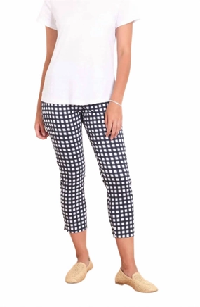 Pants 7373P In Blue/white womens culottes clearance