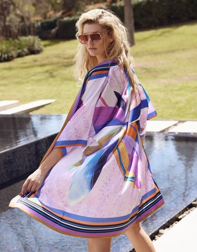 Paradiso Belted Kimono - Multi Swim Womens - bikinis clearance