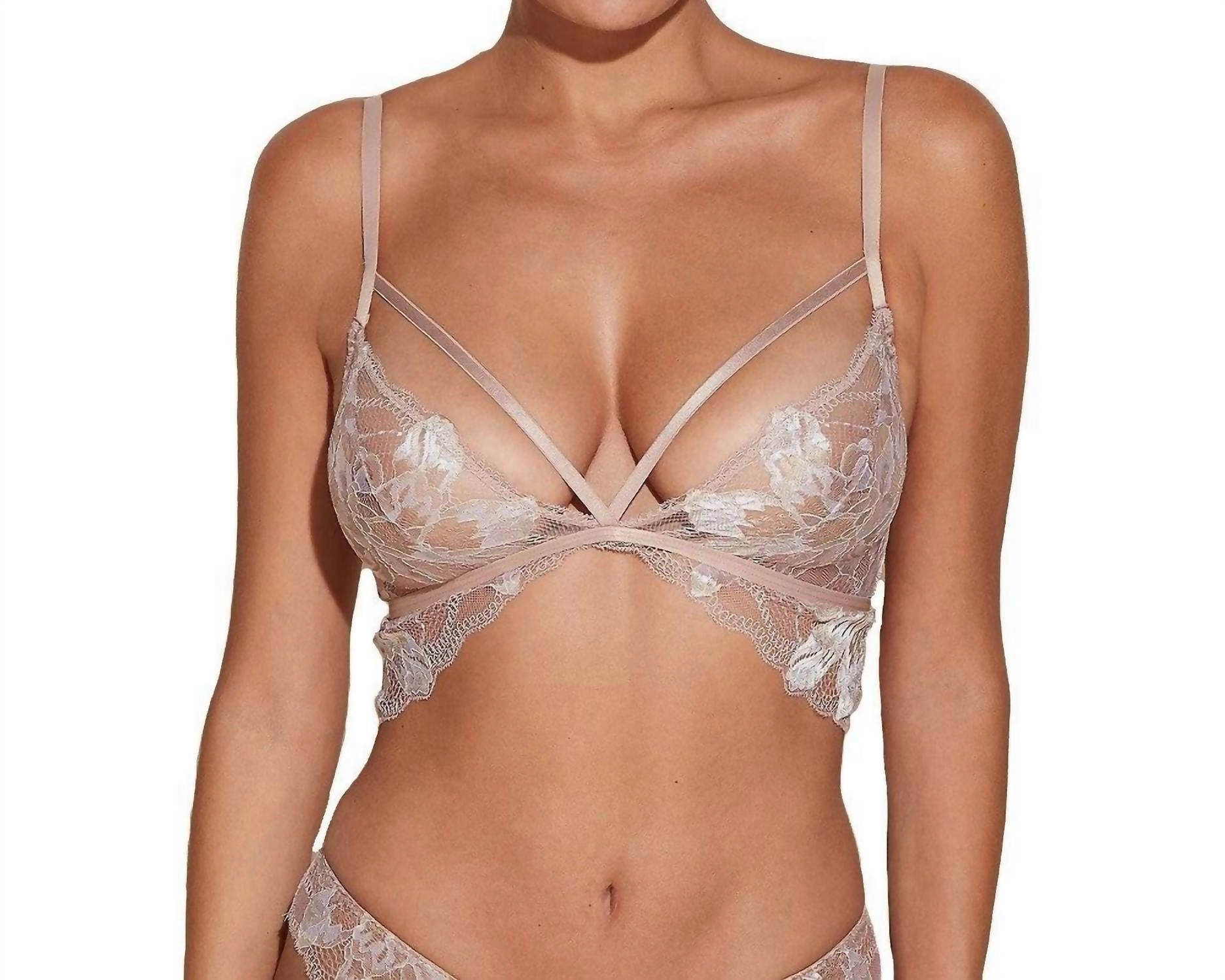 Paradiso Triangle Bralette Parad1301 In Black