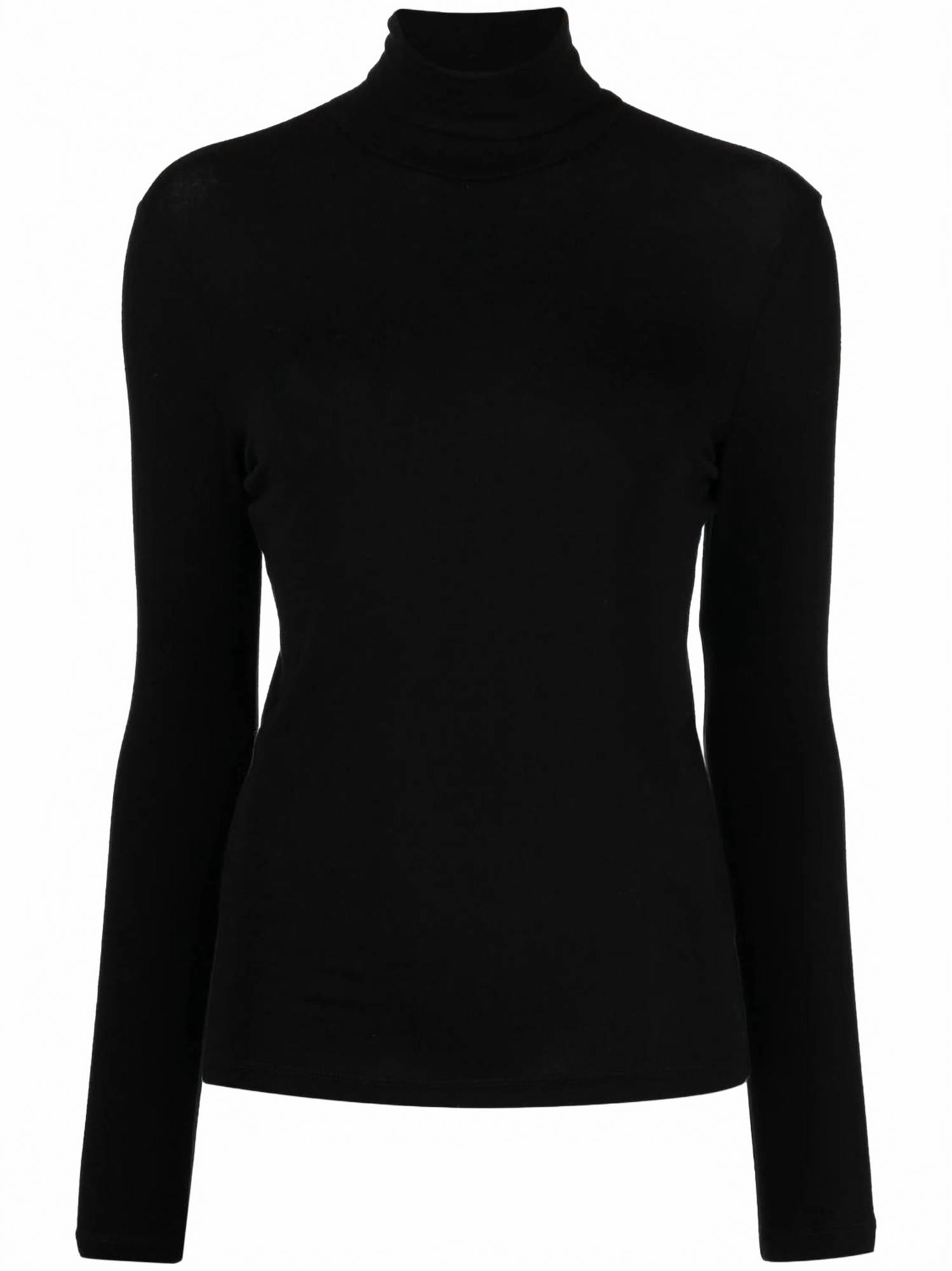 Pascale Turtleneck Top In Black