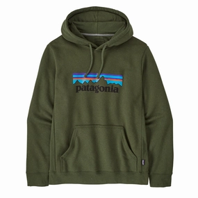 Patagonia P-6 Logo Uprisal Hoody Torrey Pine Green mens long sleeves cheap