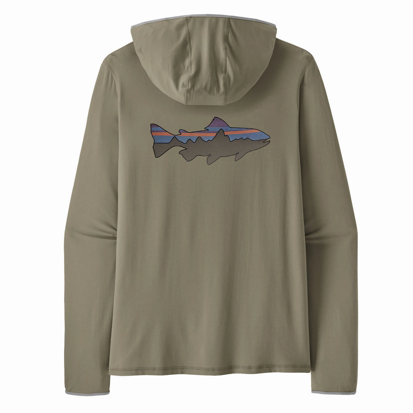 Patagonia Tropic Comfort Natural Graphic Hoody Fitz Roy Trout / River Rock Green
