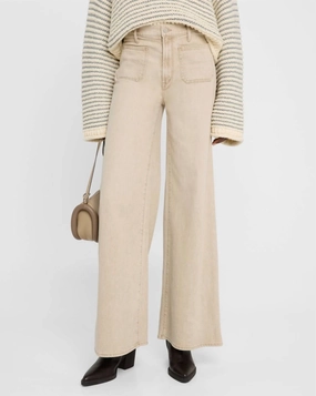 Patch Pocket Undercover Sneak Pant In Caramel womens high-waisted pants online