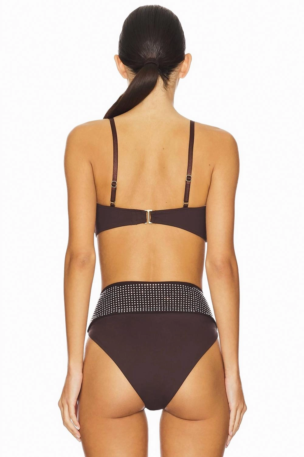 Paula Rhinestone Bra In Java Jewel