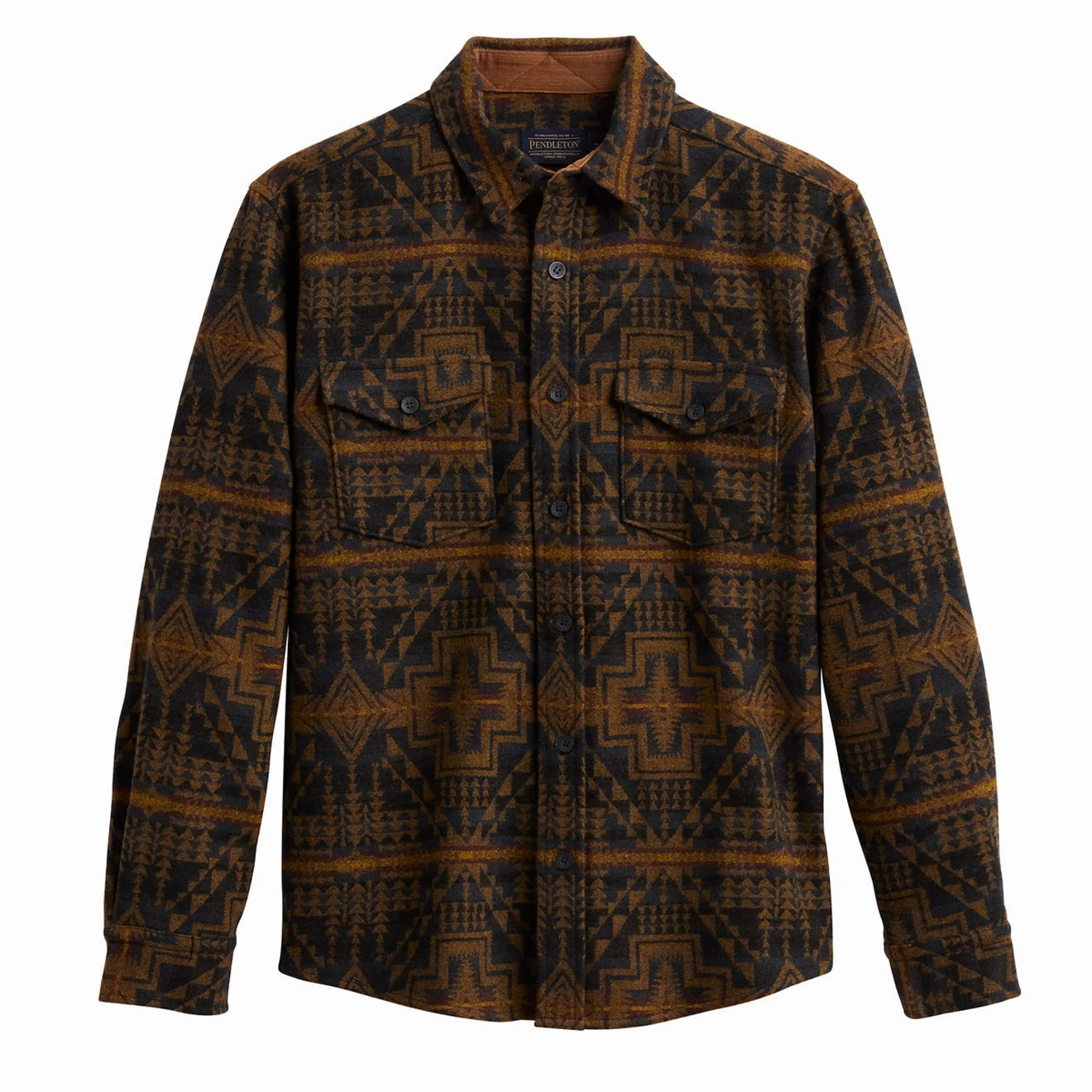 Pendleton La Pine Overshirt Harding Trail Slate mens tank tops best deals