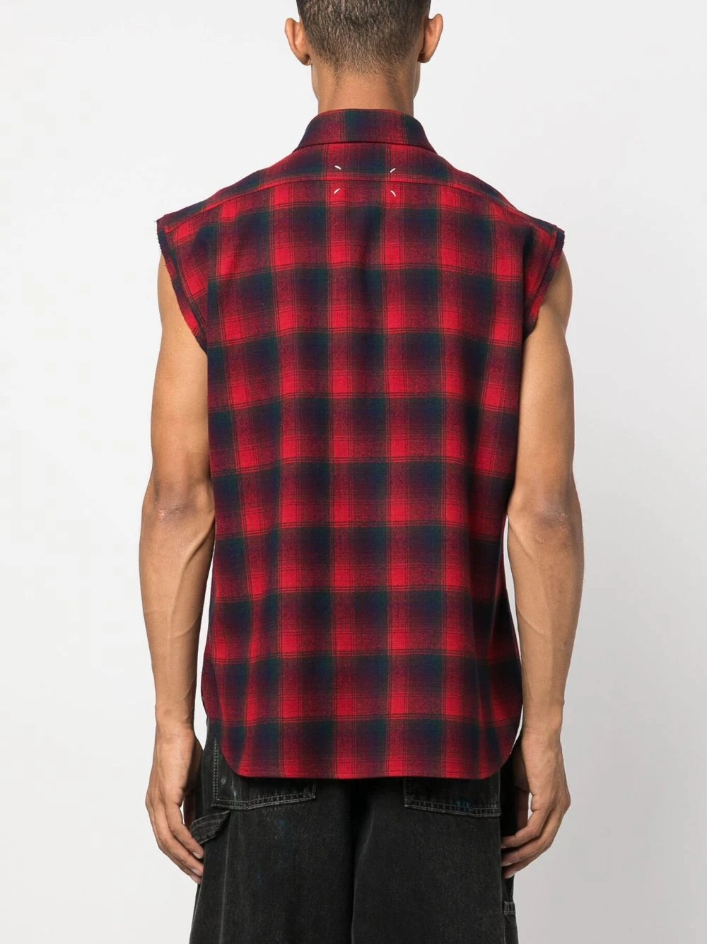 Pendleton Plaid Check-Print Sleeveless Shirt