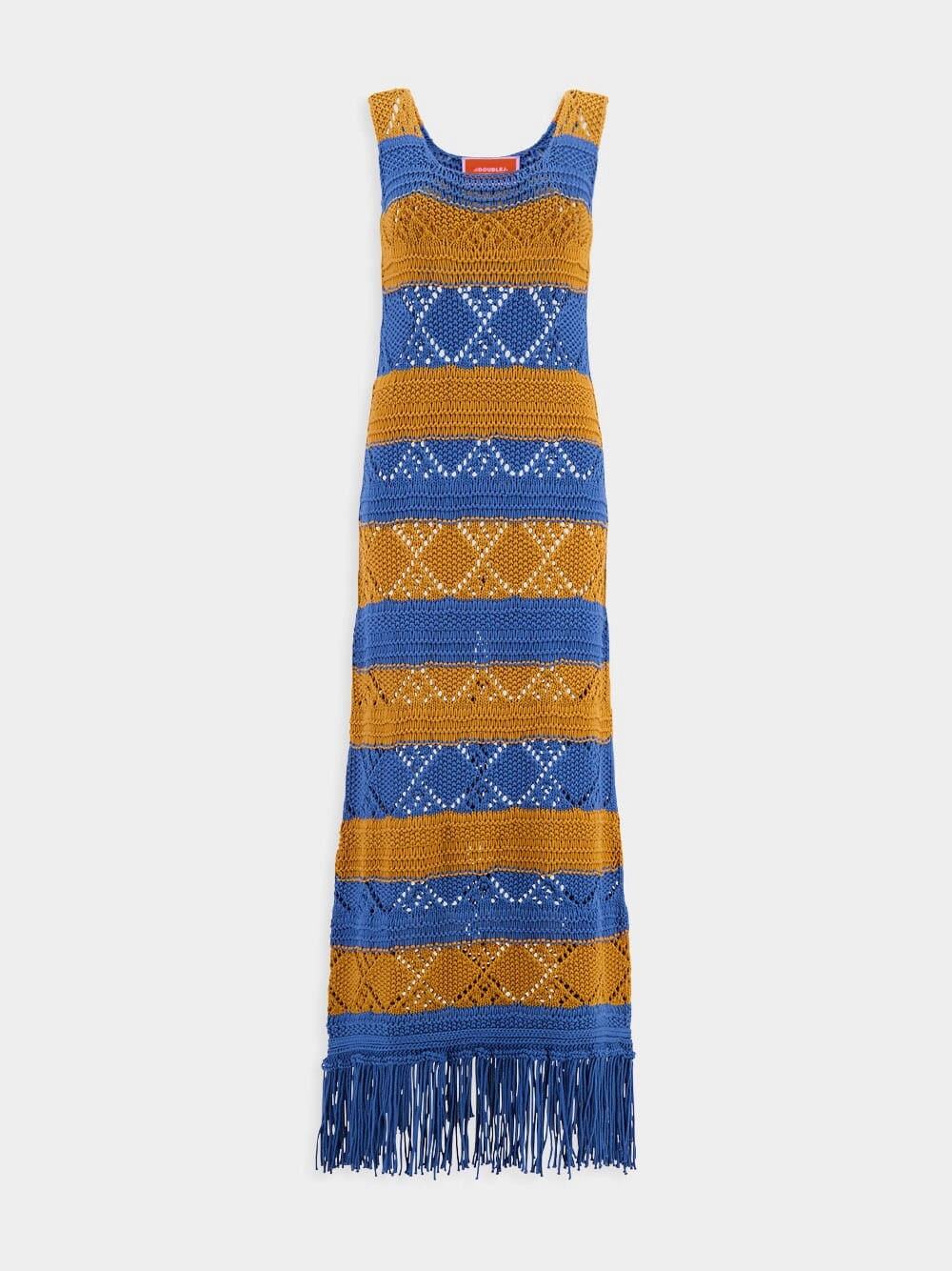 Petrol Blue Tassel Dress