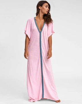 Pima Abaya Dress - Light Pink Swim Womens - swimwear sale