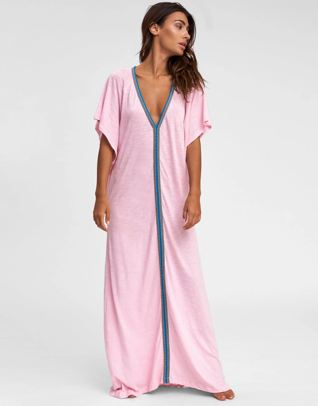 Pima Abaya Dress - Light Pink Swim Womens - swimwear sale
