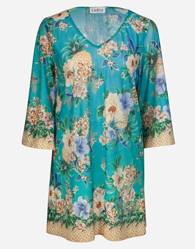 Pineapple Sea Beach Tunic - Tropical Breeze Swim Womens - bikinis clearance